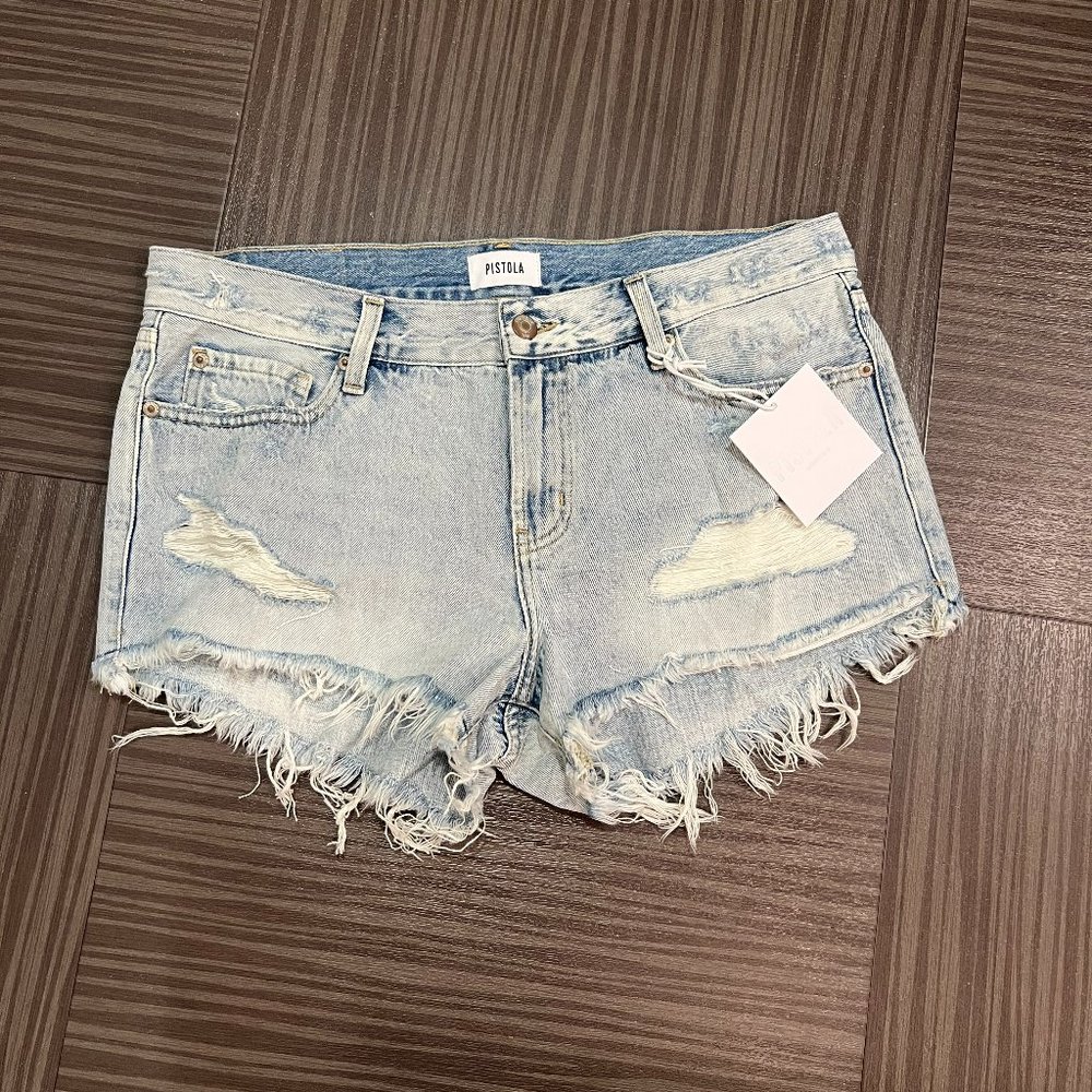 REVOLVE: Pistola - Gigi Low Rise Cut Off Shorts (NWT) - Picture 3 of 4